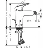 HANSGROHE Logis Bidet Mixer 71200000 mit Unterputzanschluss
