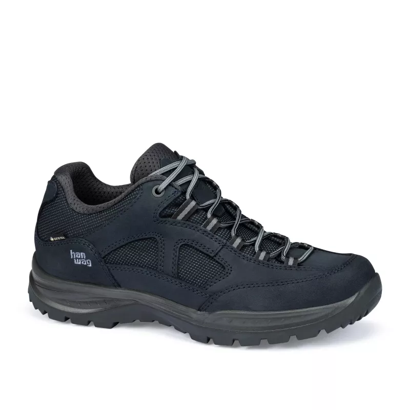 Hanwag Gritsone II GTX Herren-Wanderschuhe Navy/Asphalt