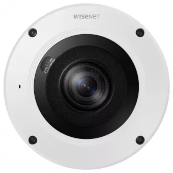 Hanwha XNF-9013RV 12MP Außen-Fisheye-IP-Kamera mit PoE, IR, IP66, IK10