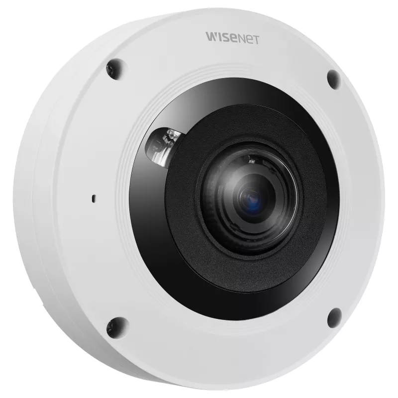 Hanwha XNF-9013RV 12MP Außen-Fisheye-IP-Kamera mit PoE, IR, IP66, IK10