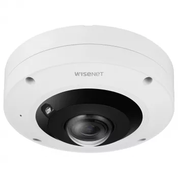 Hanwha XNF-9013RV 12MP Außen-Fisheye-IP-Kamera mit PoE, IR, IP66, IK10