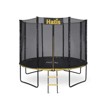 Hatis Trampolin 305 cm mit Sicherheitsnetz und Leiter