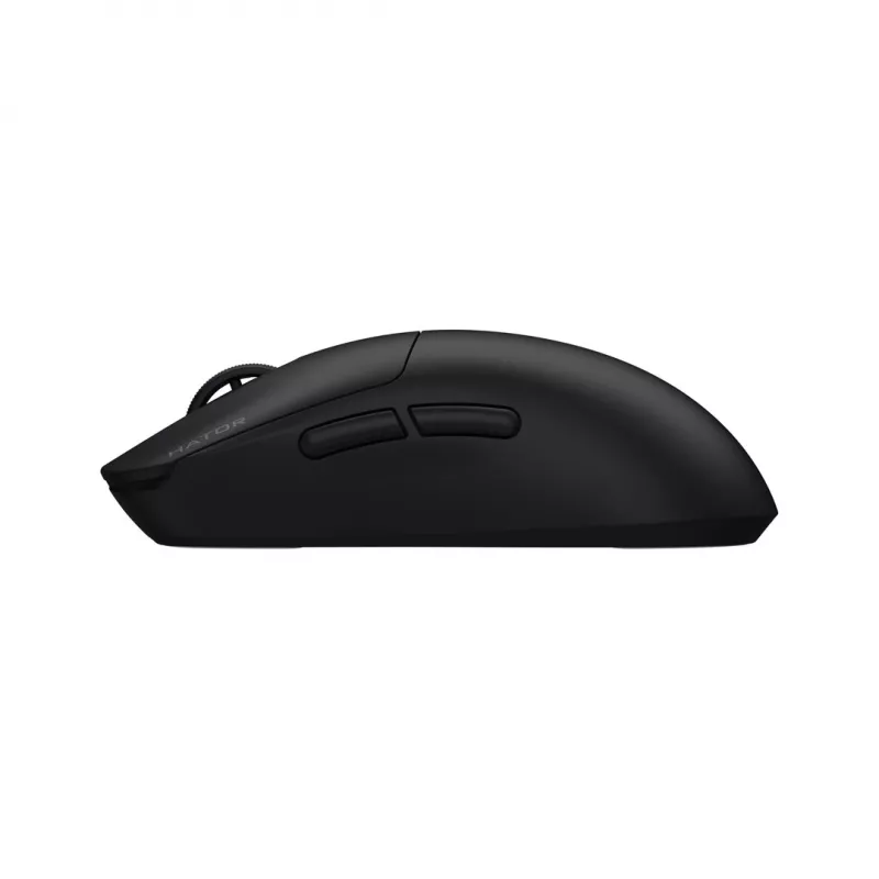 Hator Quasar 3S Pro Wireless Gaming-Maus, Schwarz, 26000 DPI, Optisch, 2,4 GHz, USB-C, Rechtshänder, RGB