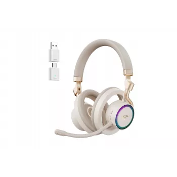 HAV Fuxi-H8 Tri-Mode kabelloses Semi-Open-Back Gaming-Headset - Gold