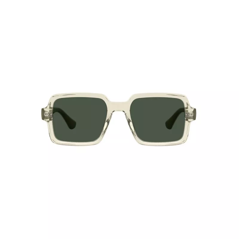 HAVAIANAS Unisex Manaus Sonnenbrille MANAUS-40G - Grüne Gläser, Schwarzer Rahmen, 52/19/145 mm