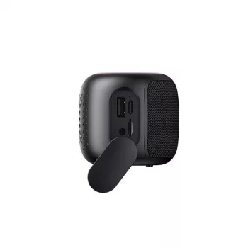 HAVIT SK809BT Tragbarer Bluetooth-5.0-Lautsprecher 5W IPX5 wasserdicht TWS USB-C AUX MicroSD Schwarz