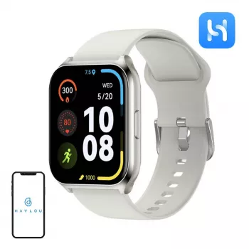 Haylou LS02 Pro Smartwatch - 1.85 Zoll TFT-LCD, Silber, IP68, 10-Tage-Akku