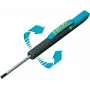 HAZET 805C-25 Clip-Schraubendreher mit Schlitzklinge 0,8 x 4,0 mm, 25 mm Klinge, ergonomischer Mehrkomponenten-Griff, DIN ISO 2380-1