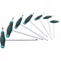 HAZET 829KK/7 7-teiliges Schraubendreher-Set mit 3-Komponenten Power-Grip3 Griffen und Rolltasche