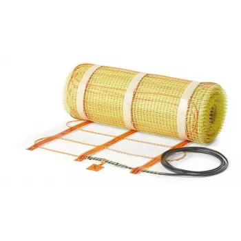 HEATCOM 150W/m² Elektrische Fußbodenheizmatte 1,6m² (240W, 230V, Zweileiter, IPX7)