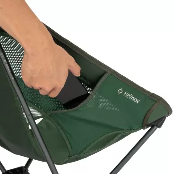 Helinox Chair One (re) Faltbarer Campingstuhl - Waldgrün, recyceltes 600D Polyester, DAC Aluminiumrahmen, 145 kg Belastbarkeit