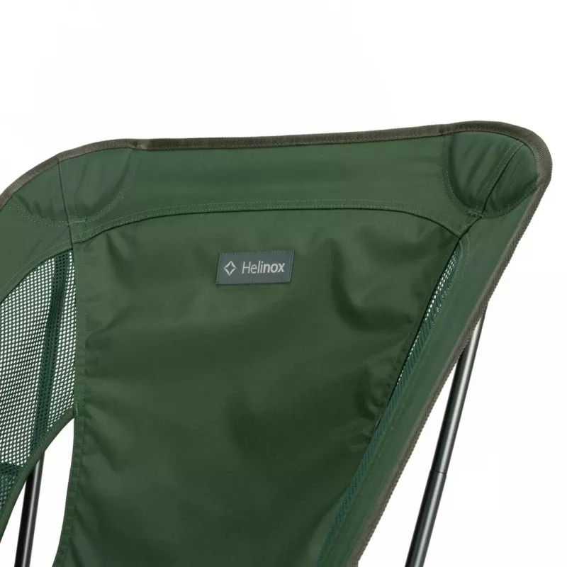 Helinox Chair One (re) Faltbarer Campingstuhl - Waldgrün, recyceltes 600D Polyester, DAC Aluminiumrahmen, 145 kg Belastbarkeit