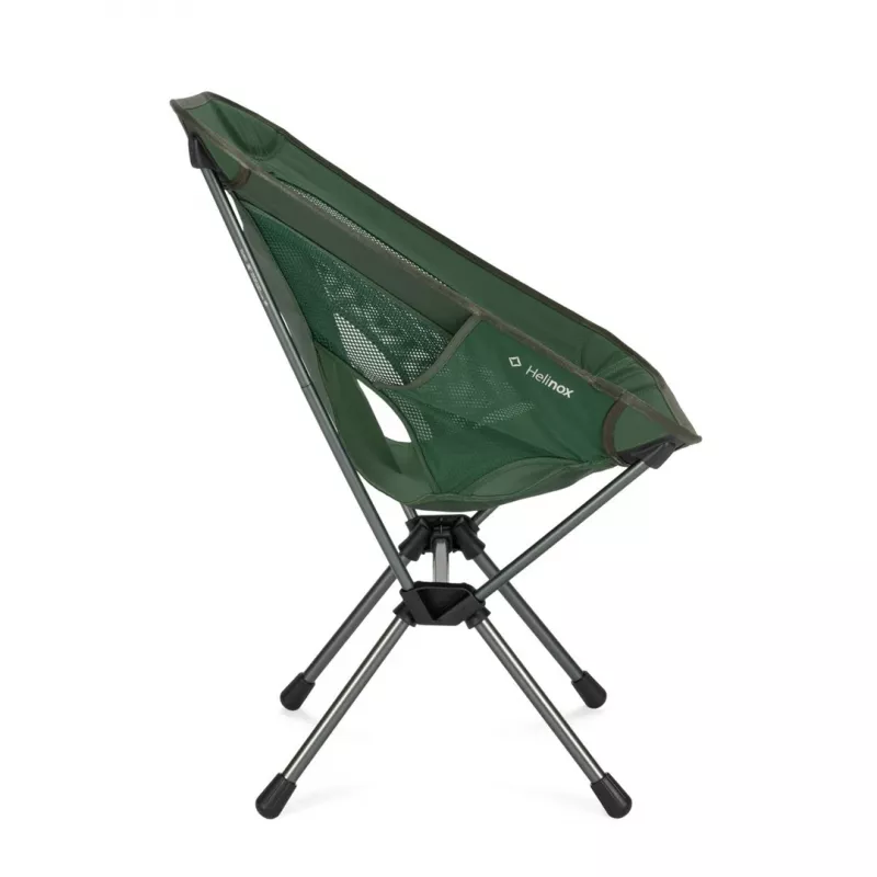 Helinox Chair One (re) Faltbarer Campingstuhl - Waldgrün, recyceltes 600D Polyester, DAC Aluminiumrahmen, 145 kg Belastbarkeit