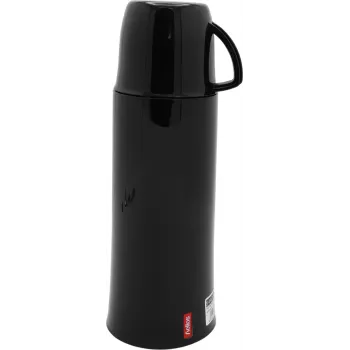Helios Elegance Vakuum-Isolierflasche 0,5 L Schwarz 5442-002
