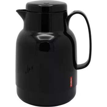 HELIOS Mondo Vakuum-Isolierkanne 1,0 L, Schwarz (3354-002)