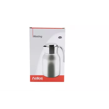 Helios Edelstahl-Isolierkanne Meeting 1,0 l