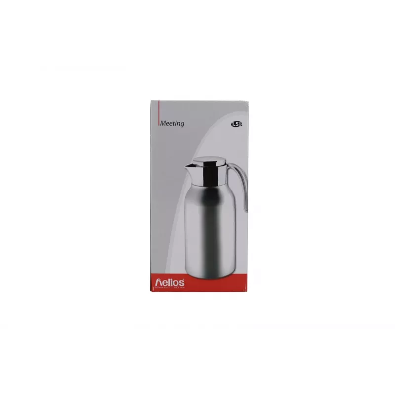 Helios Edelstahl-Isolierkanne Meeting 1,5 L