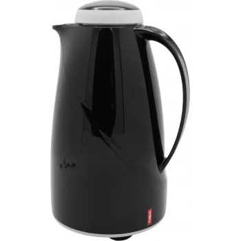 HELIOS Wave vakuumisolierte Kanne 1,5 L, Schwarz 2945-002