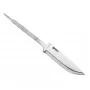 Helle Gaupe K310 Clinch Messer - Dreifach laminiertes Edelstahl, Maserbirkenholzgriff, Lederscheide