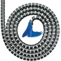 HellermannTyton 161-64301 Spiralflex SFPP Spiralschlauch, Polypropylen, Schwarz, 10 mm Außendurchmesser, 25 m Länge, -60 bis 110 °C