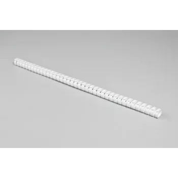 HELLERMANNTYTON FLEX-20SK-PP-WH Spiralfeder-Kabelmanagement-Hülle, Weiß, 20 mm, 25 m