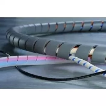 HellermannTyton Helawrap HWPP Kabel-Schutzschlauch, 10mm, 25m, Schwarz, Polypropylen, -60°C bis +80°C 161-41101