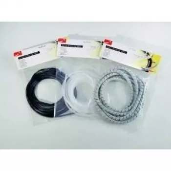 HellermannTyton Helawrap HWPP transparente Kabel-Schutz-Spirale 16mm x 25m 161-41103
