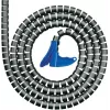 HellermannTyton Helawrap HWPP25 Spiralschlauch - Schwarz - Polypropylen - 25 mm Außendurchmesser - 100 m Länge (161-64401)