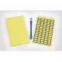 HellermannTyton TAG121B-270-YE Ablösbare selbstklebende Vinyl-Etiketten, 27x12mm, Gelb, 600er-Pack