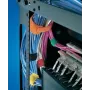 HellermannTyton TEXTIE-5M-PA/PP-BK Klettband-Kabelbinder-Rolle, 5 m x 12,5 mm, Schwarz, Wiederverwendbar 130-00020