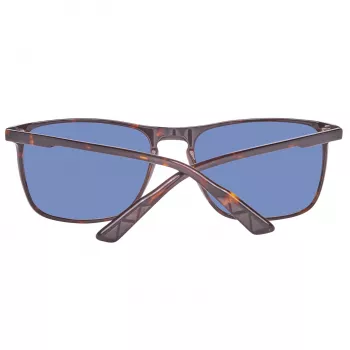 Helly Hansen HH5004-C01-57 Herren Rechteck-Sonnenbrille, Schwarzer Rahmen, Graue Gläser, 57/18/140 mm
