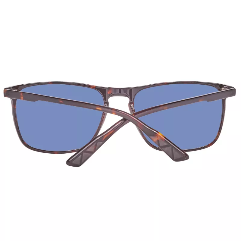 Helly Hansen HH5004-C01-57 Herren Rechteck-Sonnenbrille, Schwarzer Rahmen, Graue Gläser, 57/18/140 mm