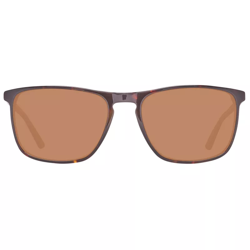 Helly Hansen HH5004-C01-57 Herren Rechteck-Sonnenbrille, Schwarzer Rahmen, Graue Gläser, 57/18/140 mm