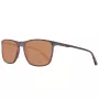 Helly Hansen HH5004-C01-57 Herren Rechteck-Sonnenbrille, Schwarzer Rahmen, Graue Gläser, 57/18/140 mm