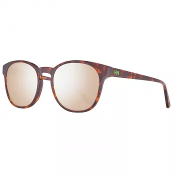 HELLY HANSEN HH5005-C02-51 Unisex Rechteckige Polarisierte Sonnenbrille - Schwarzer Rahmen, Rauchglas 51/20/140 mm