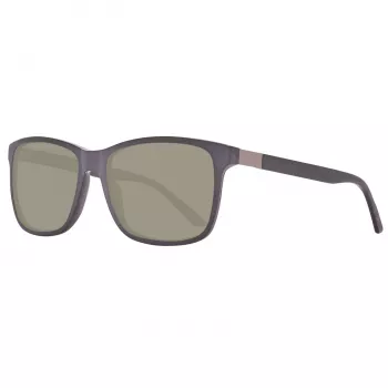 HELLY HANSEN HH5013-C01-56 Herren-Sonnenbrille - Schwarzer Rahmen, graue Gläser 56/17/145 mm