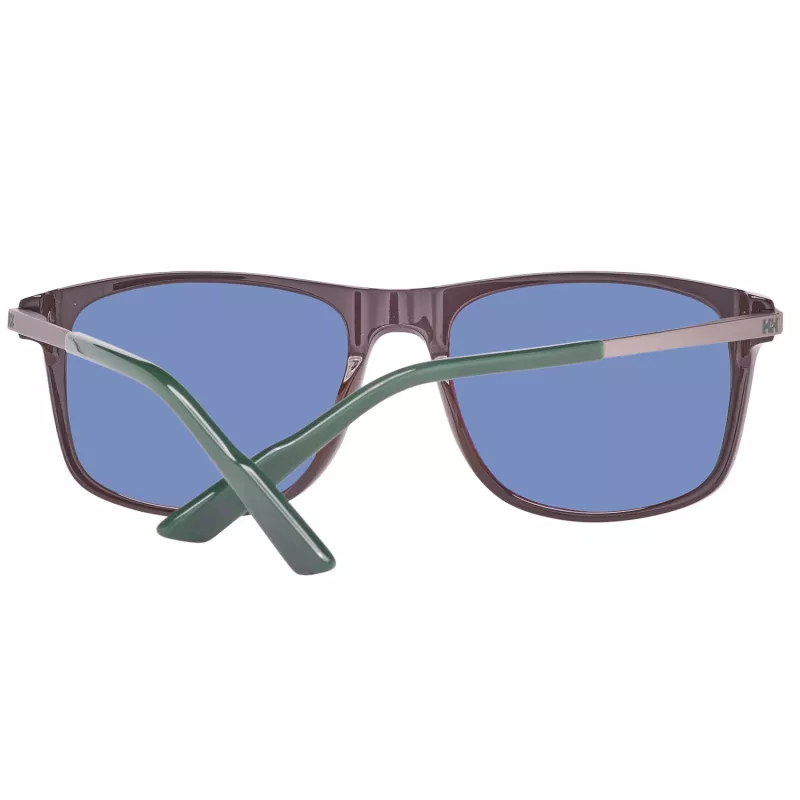 HELLY HANSEN HH5016-C02-56 Herren-Sonnenbrille, Schwarzer Rahmen, Graue Gläser, 56/18/140 mm