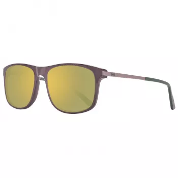 HELLY HANSEN HH5016-C02-56 Herren-Sonnenbrille, Schwarzer Rahmen, Graue Gläser, 56/18/140 mm