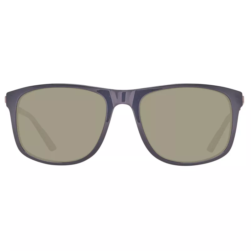 Helly Hansen HH5016-C03-56 Herren Polarized Sonnenbrille, Schwarzer Rahmen, Rauchgraue Gläser, 56/18/140 mm
