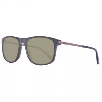 Helly Hansen HH5016-C03-56 Herren Polarized Sonnenbrille, Schwarzer Rahmen, Rauchgraue Gläser, 56/18/140 mm