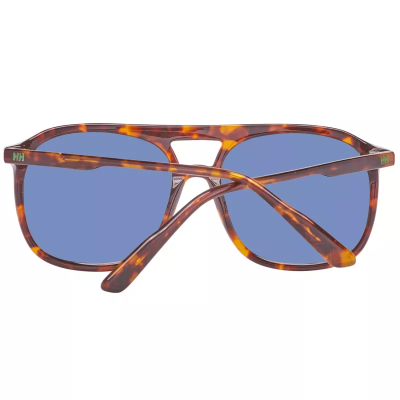HELLY HANSEN HH5019-C02-55 Herren Sportliche Rechteck-Sonnenbrille, Matt Schwarz, Rauchgraue Gläser, 55/17/140 mm