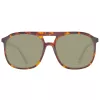 HELLY HANSEN HH5019-C02-55 Herren Sportliche Rechteck-Sonnenbrille, Matt Schwarz, Rauchgraue Gläser, 55/17/140 mm