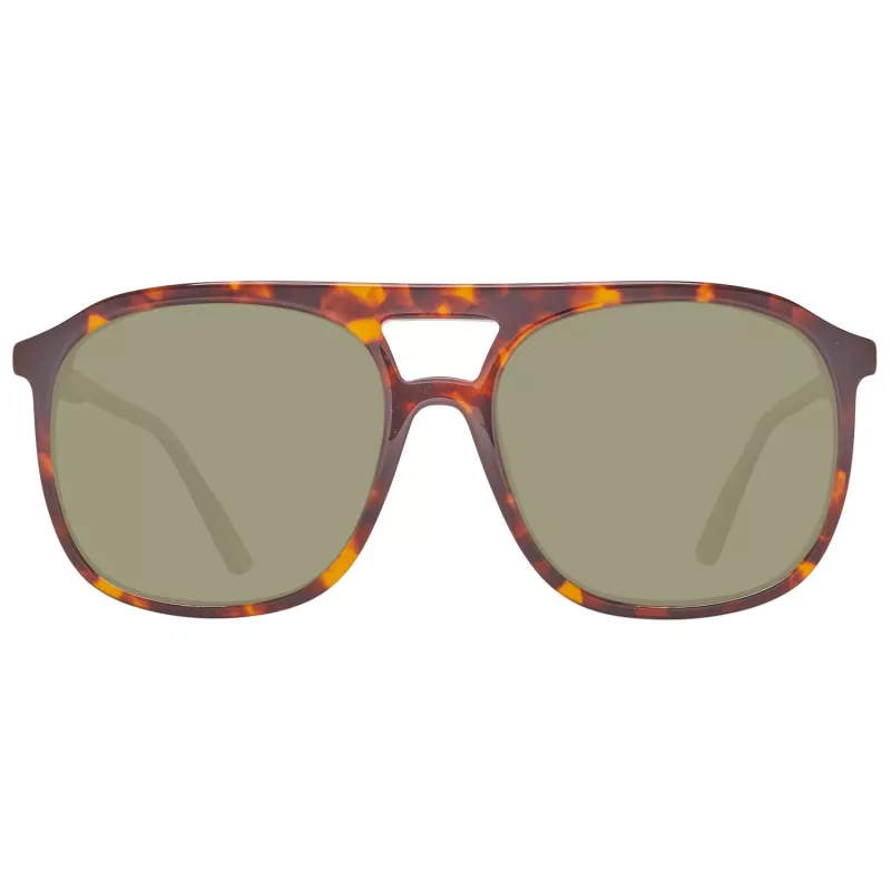 HELLY HANSEN HH5019-C02-55 Herren Sportliche Rechteck-Sonnenbrille, Matt Schwarz, Rauchgraue Gläser, 55/17/140 mm
