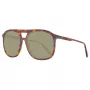 HELLY HANSEN HH5019-C02-55 Herren Sportliche Rechteck-Sonnenbrille, Matt Schwarz, Rauchgraue Gläser, 55/17/140 mm