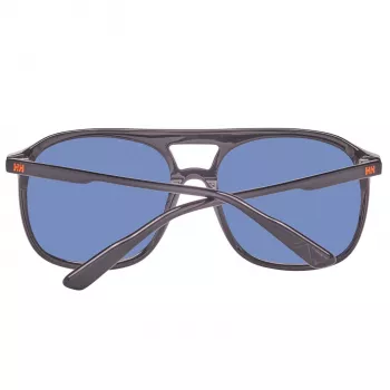 Helly Hansen Herren-Sonnenbrille HH5019-C01-55 - Schwarzer Rahmen, Rauchgraue Gläser, 55/17/140 mm
