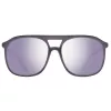 Helly Hansen Herren-Sonnenbrille HH5019-C01-55 - Schwarzer Rahmen, Rauchgraue Gläser, 55/17/140 mm
