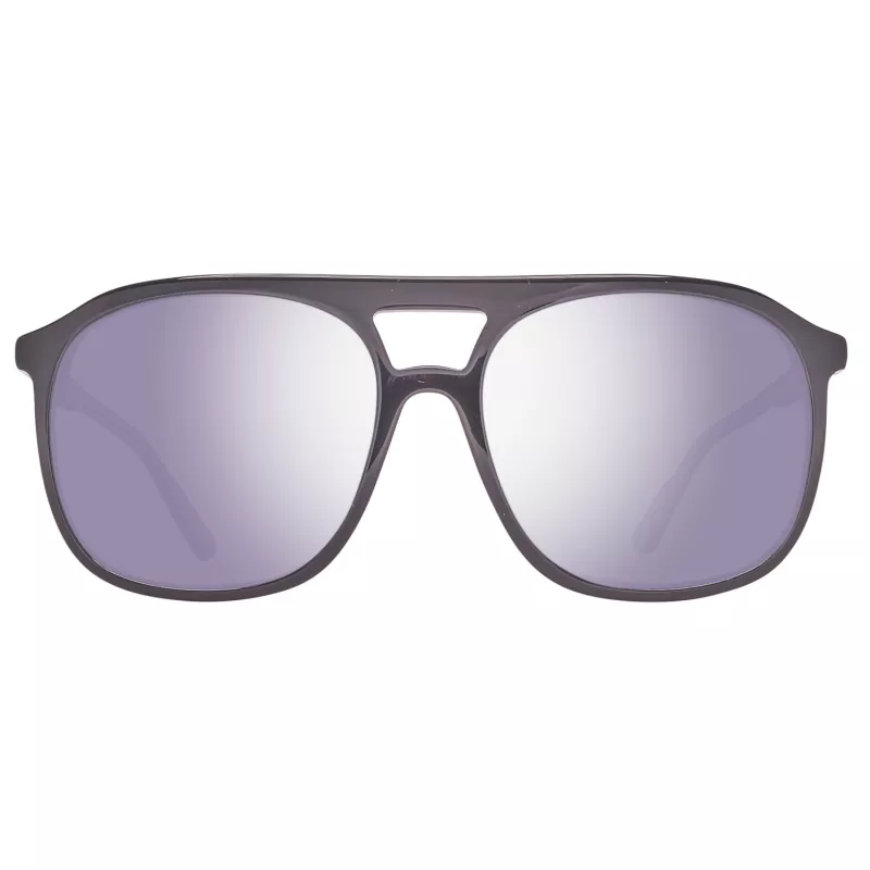 Helly Hansen Herren-Sonnenbrille HH5019-C01-55 - Schwarzer Rahmen, Rauchgraue Gläser, 55/17/140 mm