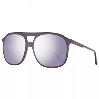Helly Hansen Herren-Sonnenbrille HH5019-C01-55 - Schwarzer Rahmen, Rauchgraue Gläser, 55/17/140 mm