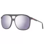Helly Hansen Herren-Sonnenbrille HH5019-C01-55 - Schwarzer Rahmen, Rauchgraue Gläser, 55/17/140 mm