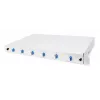 HELOS Glasfaser 19-Zoll Breakout-Box mit 6x LC Duplex, Single Mode